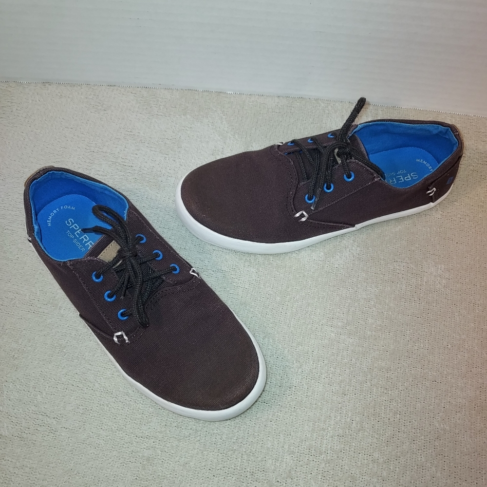 Sperry Bodie Boat canvas shoes size Y5 / EU37